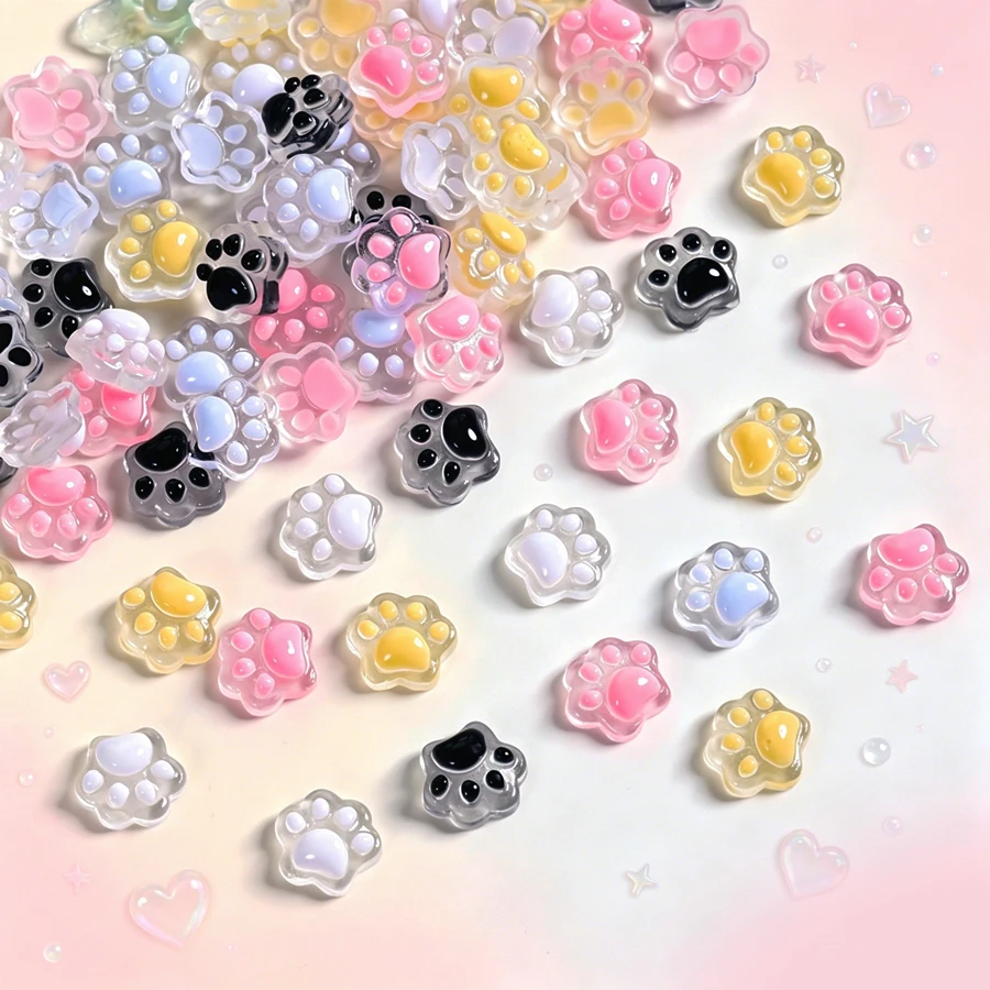 Art Craft Ladybug - 50개 귀여운 고양이 발바닥, 무당벌레, 나비
