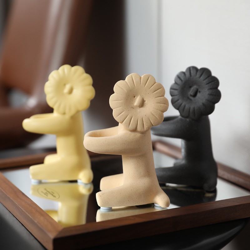 Art Craft Lion - 북유럽 Morandi 색상 동물 사자 추상