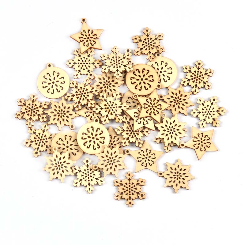 Art And Craft Xmas Tree - 혼합 눈송이 및 별 크리스마스 트리