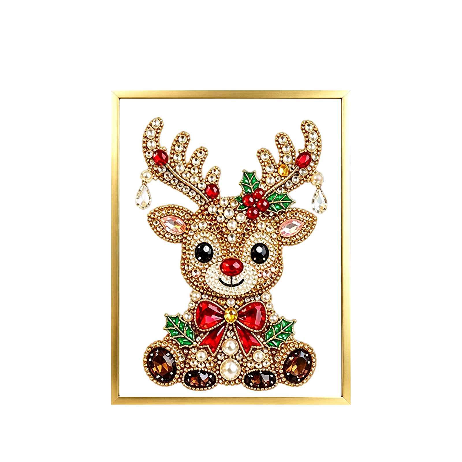 Art And Craft Xmas Tree - 크리스마스 DIY 다이아몬드 페인팅 키트 (성인