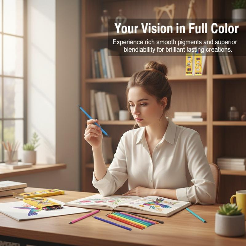 Colored Pencil Professional - 36색, 24색, 48색 색연필 세트, 어린이용