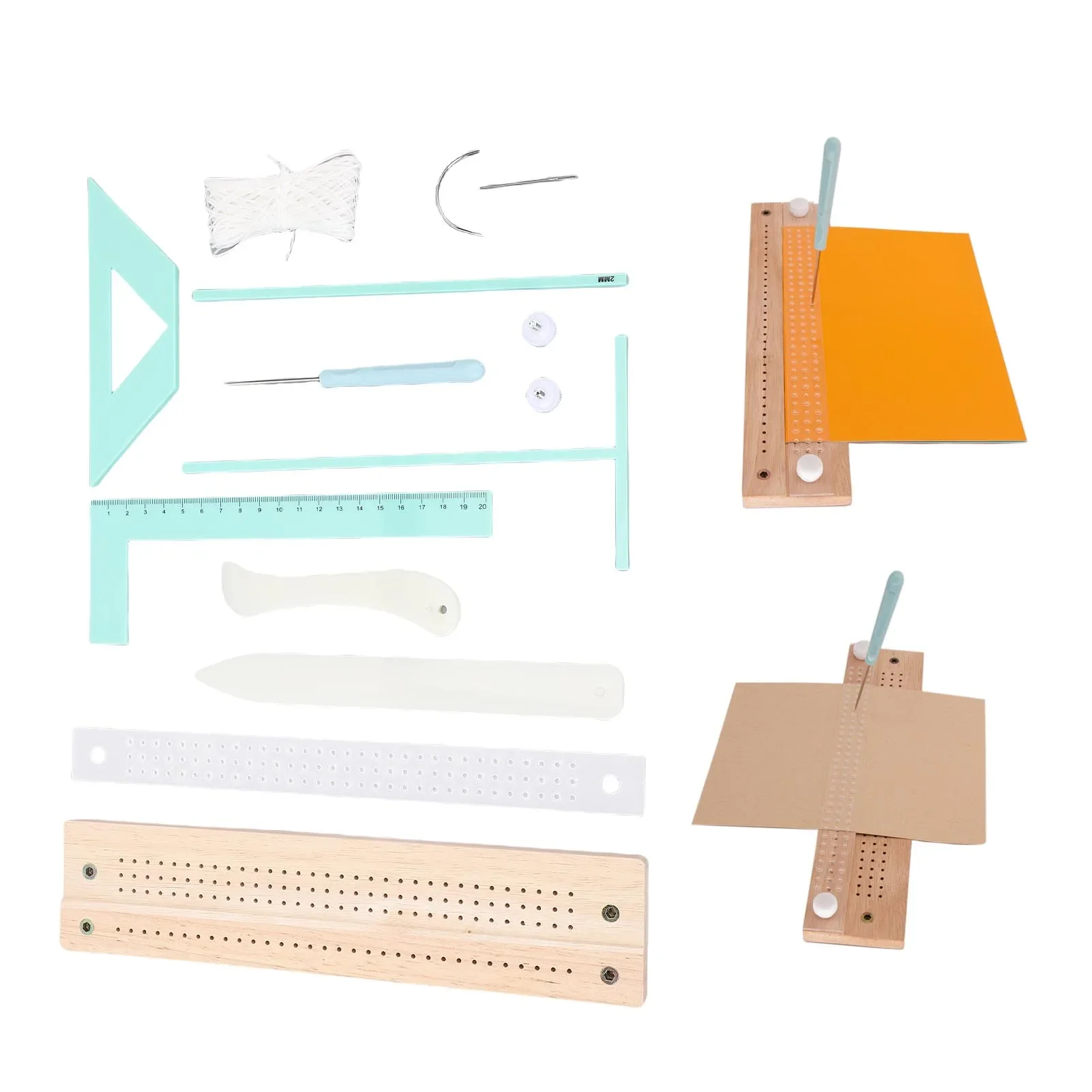 책 제본 용품 키트 다기능 휴대용 책 제본 Scrapb - Bookbinding Supply Kit 리뷰 및 가격