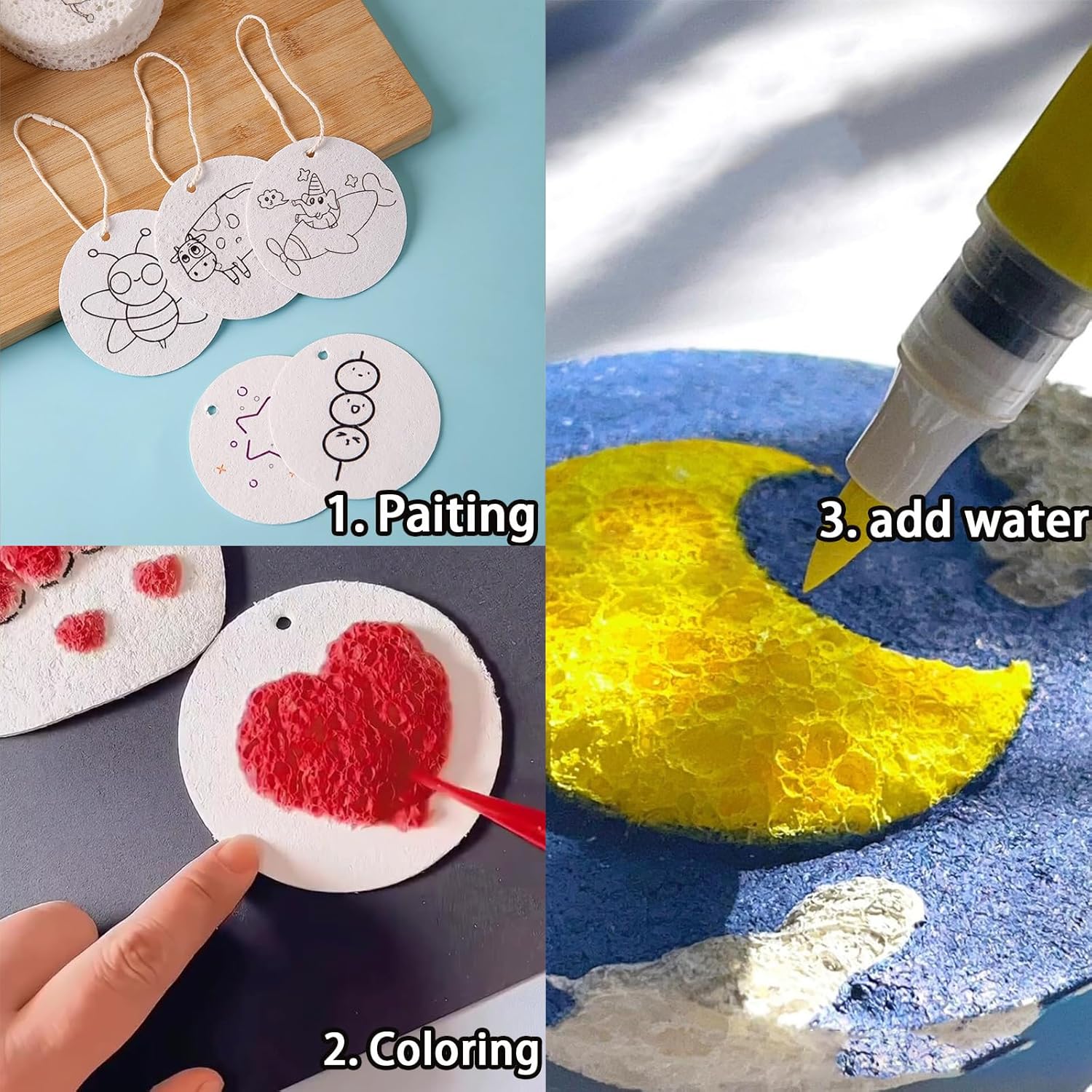 3D 퍼피 폼 텍스처 페인팅 종이 세트 (어린이 DIY - Art Craft Kids 리뷰 및 가격