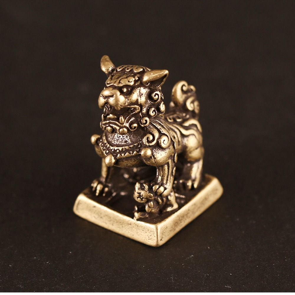 수제 고품질 차 장식품 데스크탑 장식품 부를 가져다주는 - Art Craft Lion 리뷰 및 가격