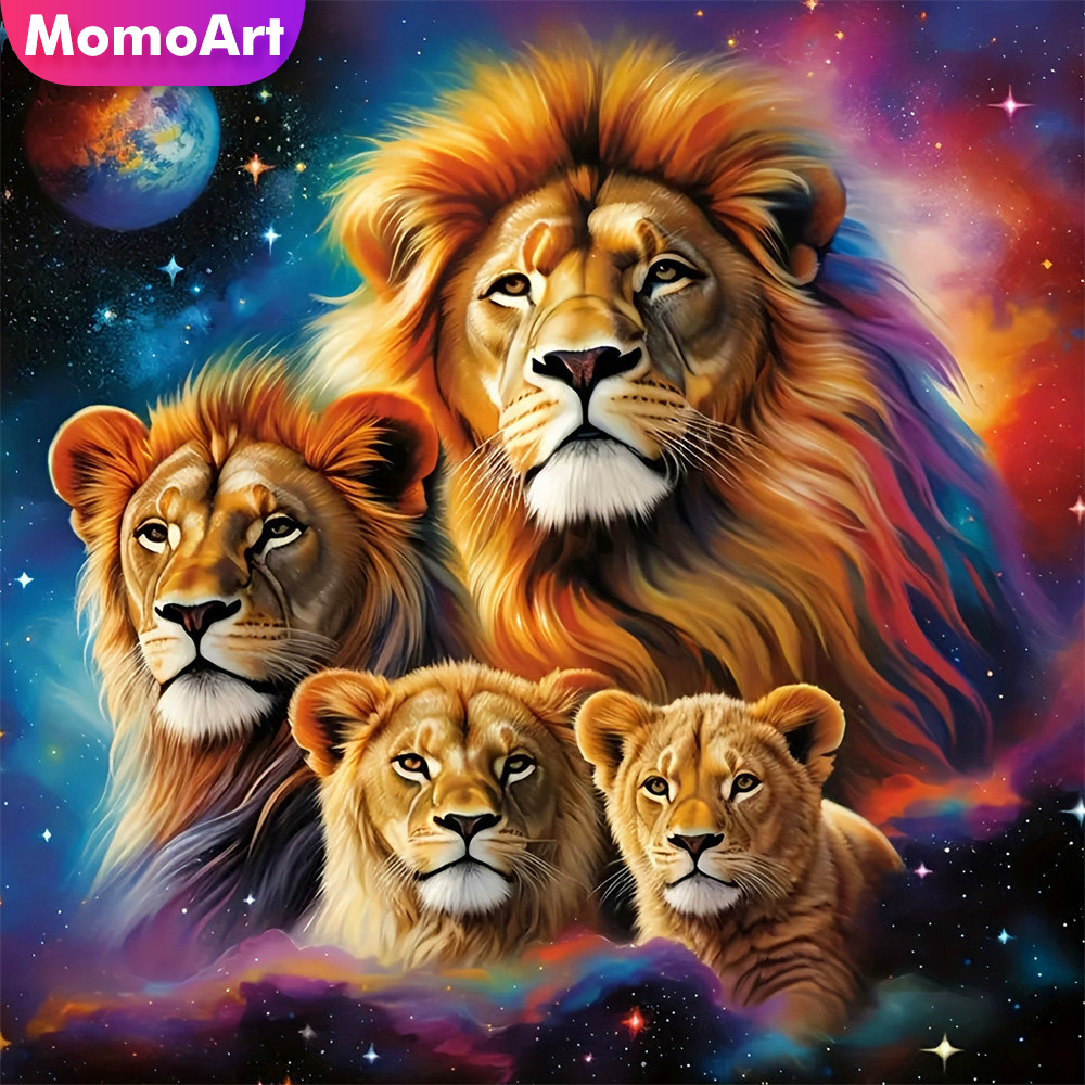모모아트 다이아몬드 페인팅 사자 동물 그림 라인스톤 자 - Art Craft Lion 리뷰 및 가격