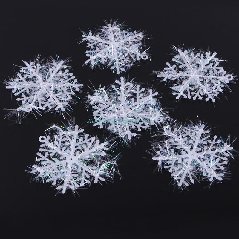 E74E 크리스마스 눈송이 장식품 6 Pcs 야외 마당 - Art And Craft Xmas Tree 리뷰 및 가격