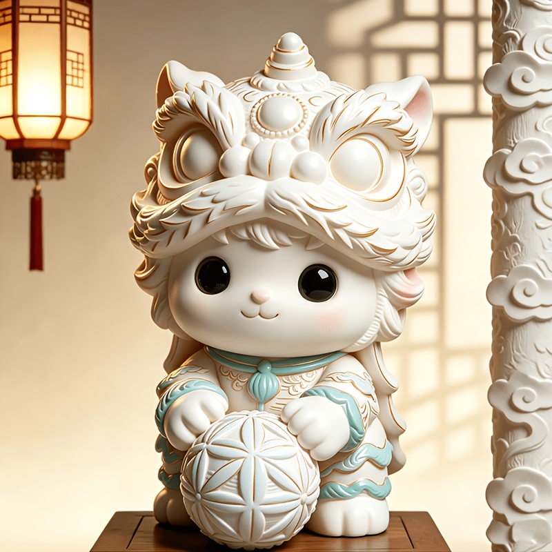 DIY 페인트 피규어 중국 사자춤 인형, 궈차오 각성  - Art Craft Lion 리뷰 및 가격