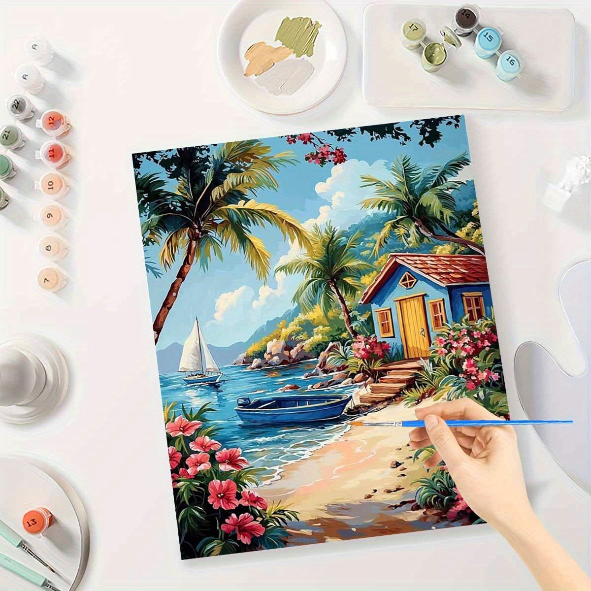 성인 초보자를 위한 페인트 바이 넘버스 키트 40X50 - Art Craft Gifts For Adults 리뷰 및 가격