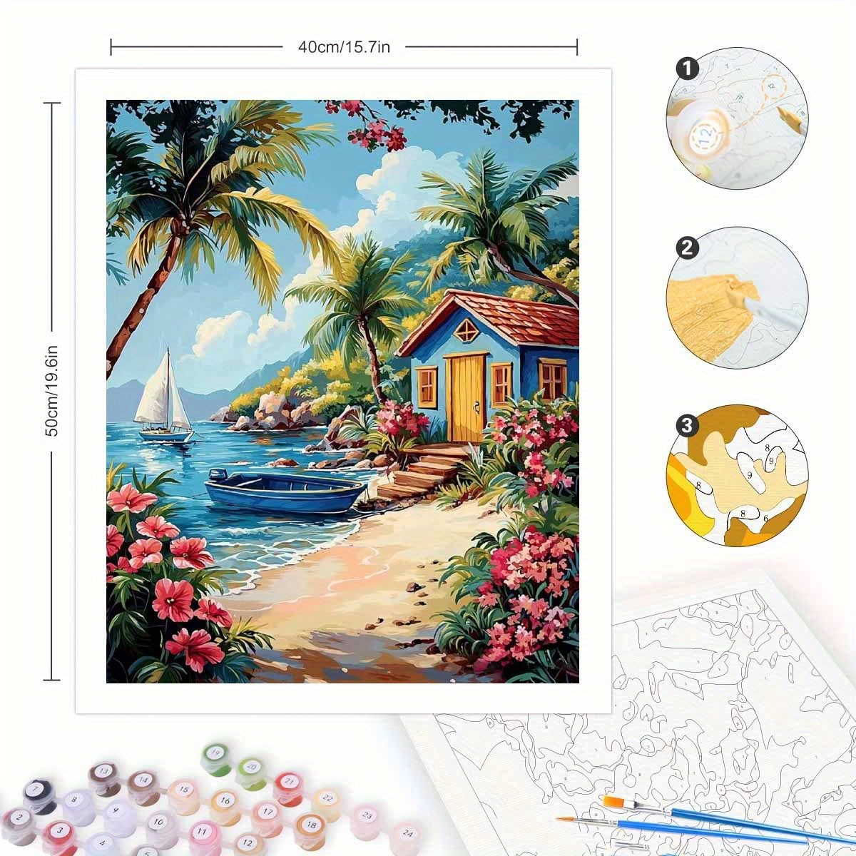 성인 초보자를 위한 페인트 바이 넘버스 키트 40X50 - Art Craft Gifts For Adults 리뷰 및 가격