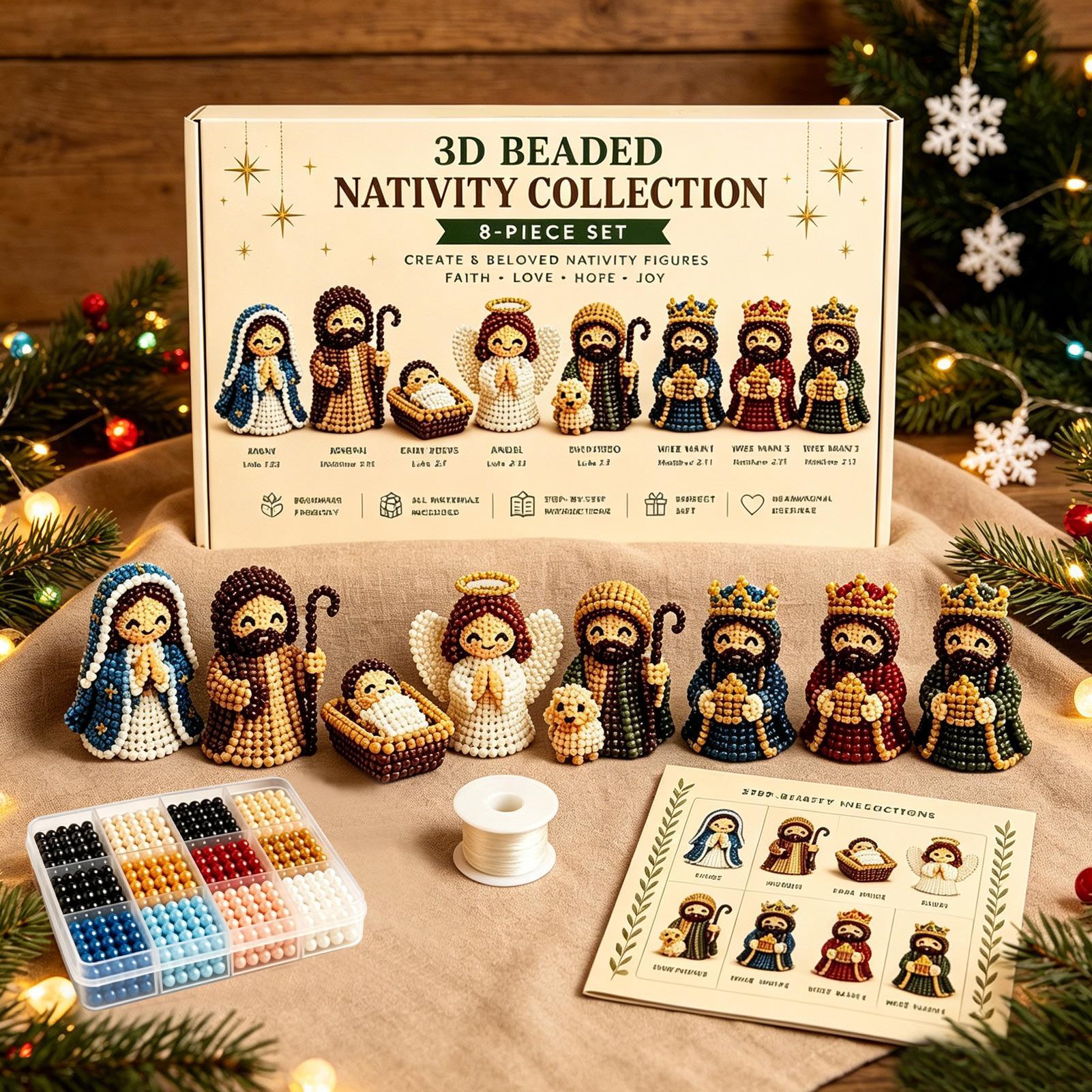 성탄절 비즈 아트 키트 3D 크리스마스 피규어 비즈 공 - Art Craft Gifts For Adults 리뷰 및 가격