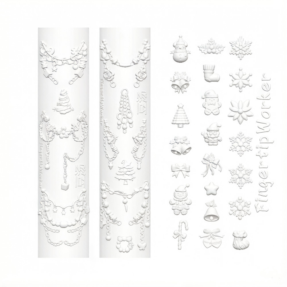 크리스마스 3D 실리콘 몰드 네일아트 UV 레진 공예용 - Art And Craft Xmas Tree 리뷰 및 가격