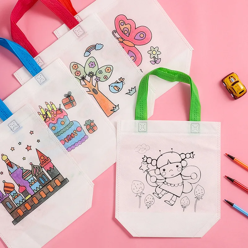 1-10pcs 마커와 DIY 낙서 가방 세트 어린이를위 - Art Craft Notebook 리뷰 및 가격