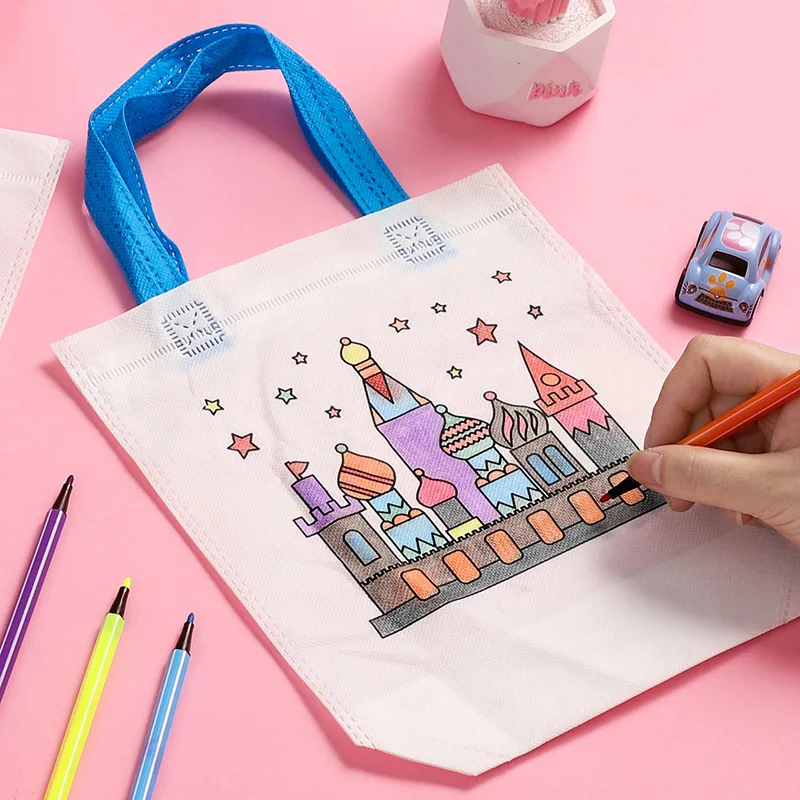 1-10pcs 마커와 DIY 낙서 가방 세트 어린이를위 - Art Craft Notebook 리뷰 및 가격