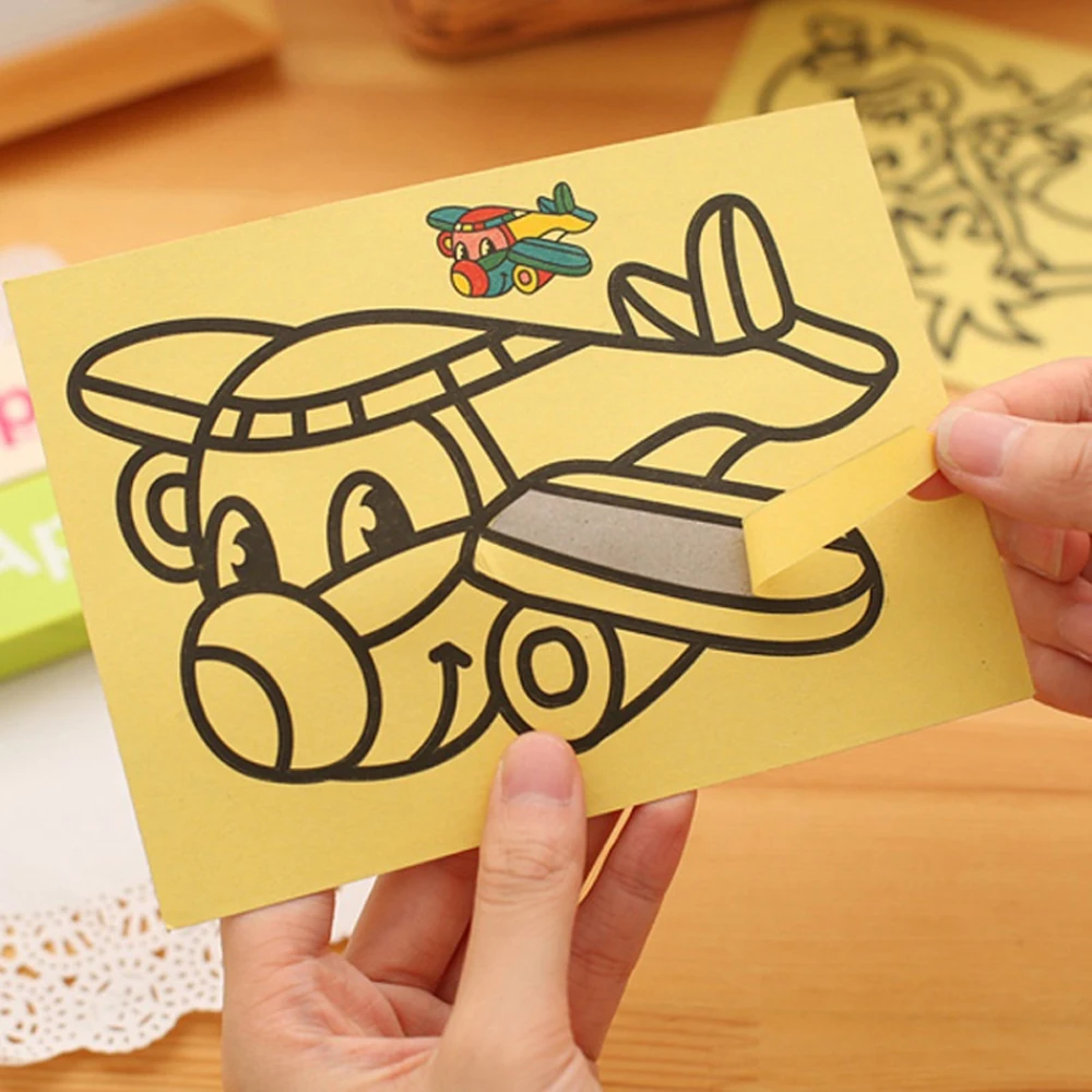 어린이 DIY 모래 예술 키트 만화 낙서 선물 유아용  - Art Craft Preschool 리뷰 및 가격