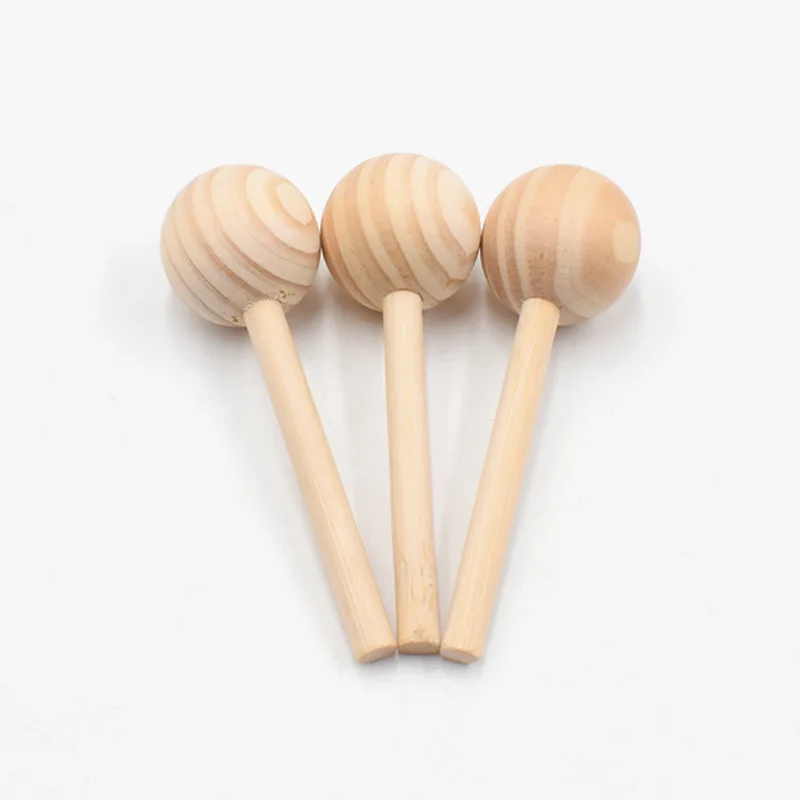 5개/세트 미완성 나무 막대사탕, 볼이 달린 매끄러운  - Art Craft Stick 리뷰 및 가격