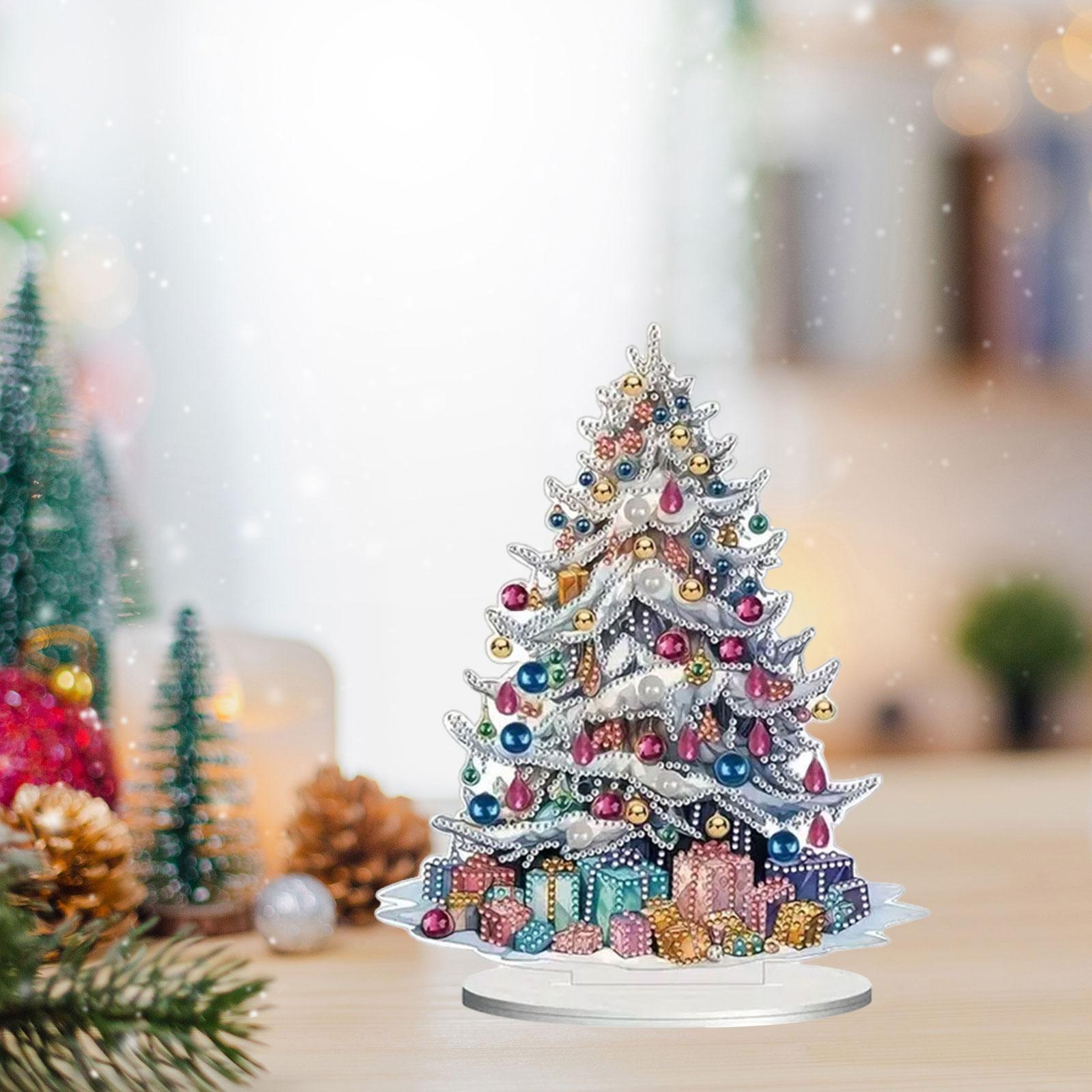 크리스마스 트리 데스크탑 장식 크리스마스 탁상 장식품  - Art And Craft Xmas Tree 리뷰 및 가격