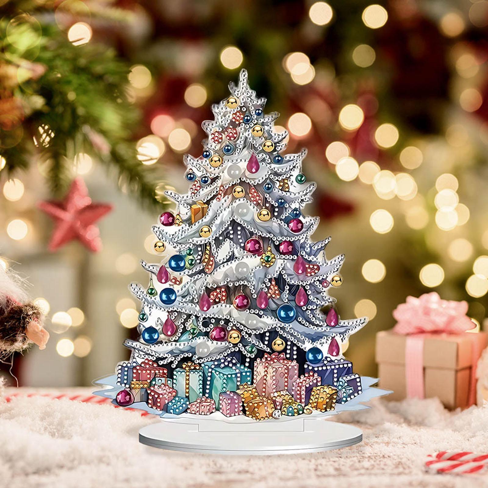 크리스마스 트리 데스크탑 장식 크리스마스 탁상 장식품  - Art And Craft Xmas Tree 리뷰 및 가격