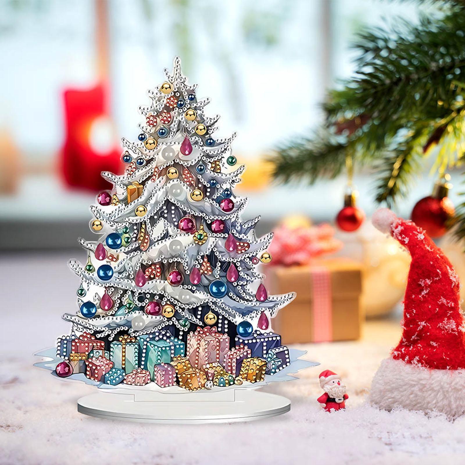 크리스마스 트리 데스크탑 장식 크리스마스 탁상 장식품  - Art And Craft Xmas Tree 리뷰 및 가격