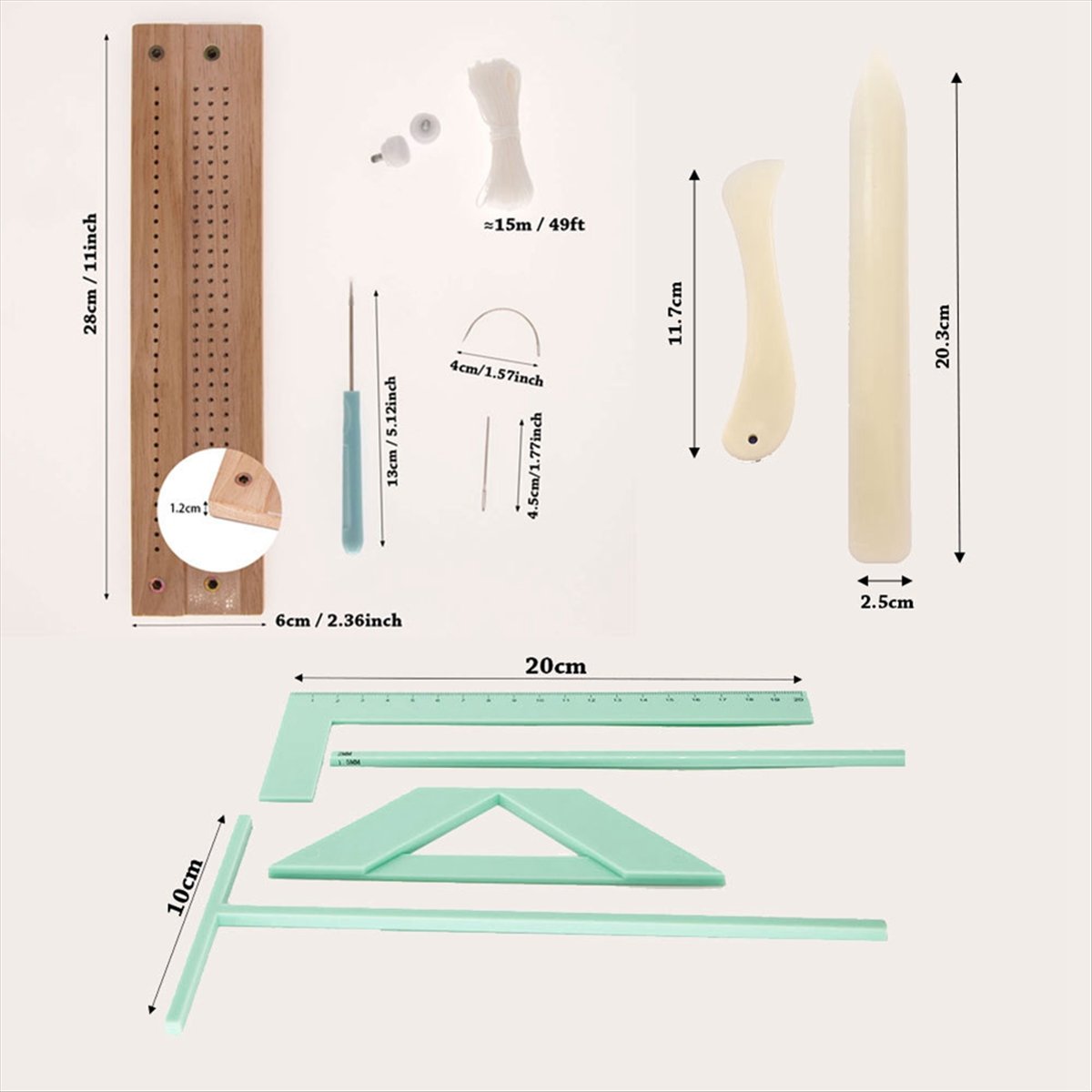 T32C 새 책 커버 가이드 바느질 용품 책 제본 도구 - Bookbinding Supply Kit 리뷰 및 가격
