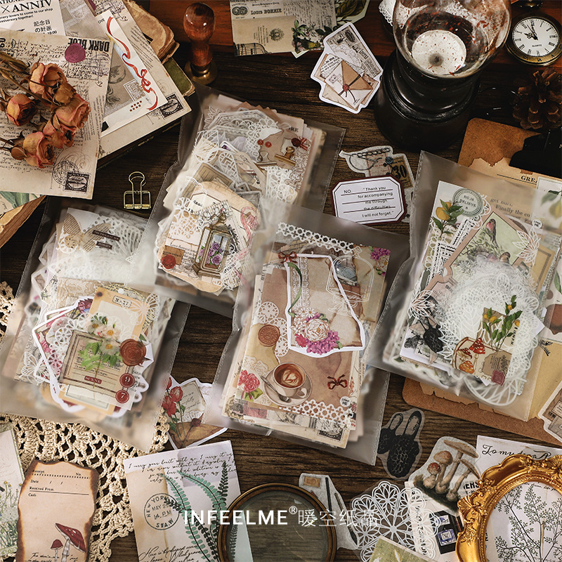 1팩/260개 빈티지 문학 예술 패턴 스티커 팩, 노트 - Art Craft Notebook 리뷰 및 가격