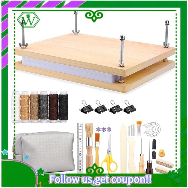 신뢰할 수 있는 키트 나무 책 프레스 재료 제본 용품  - Bookbinding Supply Kit 리뷰 및 가격