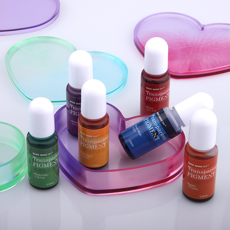 JCD 투명 보석 에폭시 송진 안료 크리스탈, UV 에 - Alcohol Ink Set 리뷰 및 가격