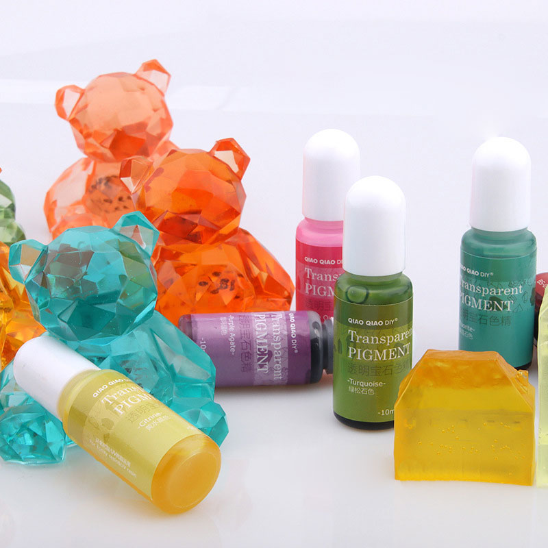 JCD 투명 보석 에폭시 송진 안료 크리스탈, UV 에 - Alcohol Ink Set 리뷰 및 가격
