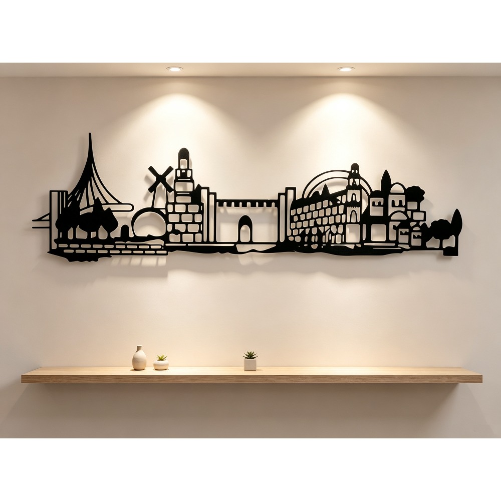 CIFBUY 금속 벽 장식 예술품, 예루살렘 스카이라인 - Art & Craft Paper Quilling 리뷰 및 가격
