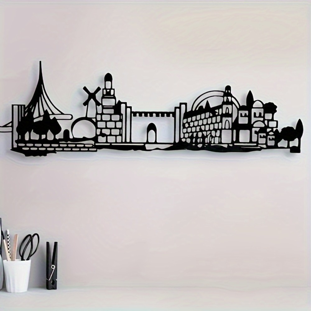 CIFBUY 금속 벽 장식 예술품, 예루살렘 스카이라인 - Art & Craft Paper Quilling 리뷰 및 가격