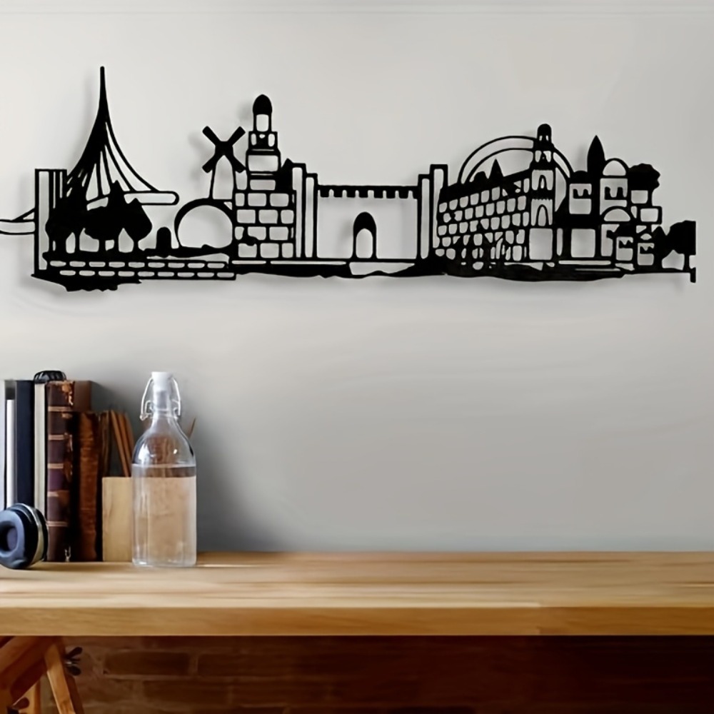 CIFBUY 금속 벽 장식 예술품, 예루살렘 스카이라인 - Art & Craft Paper Quilling 리뷰 및 가격