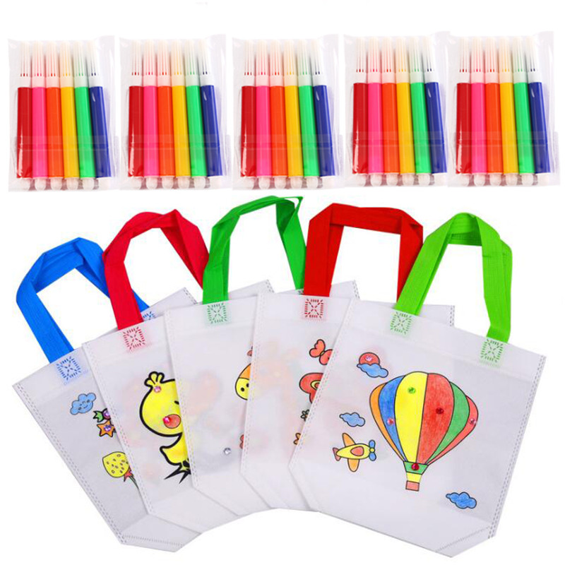 5세트 DIY 그래피티 가방 마커 포함 수제 페인팅 부 - Art Craft Notebook 리뷰 및 가격