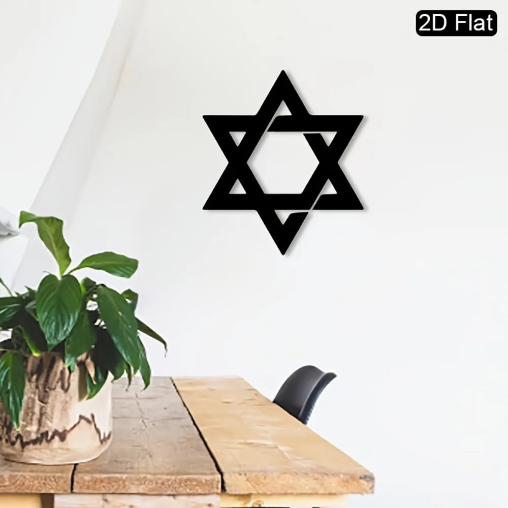 CIFBUY 철제 벽 장식 다윗의 별 금속 조각품 벽걸 - Art & Craft Kortingscode 리뷰 및 가격