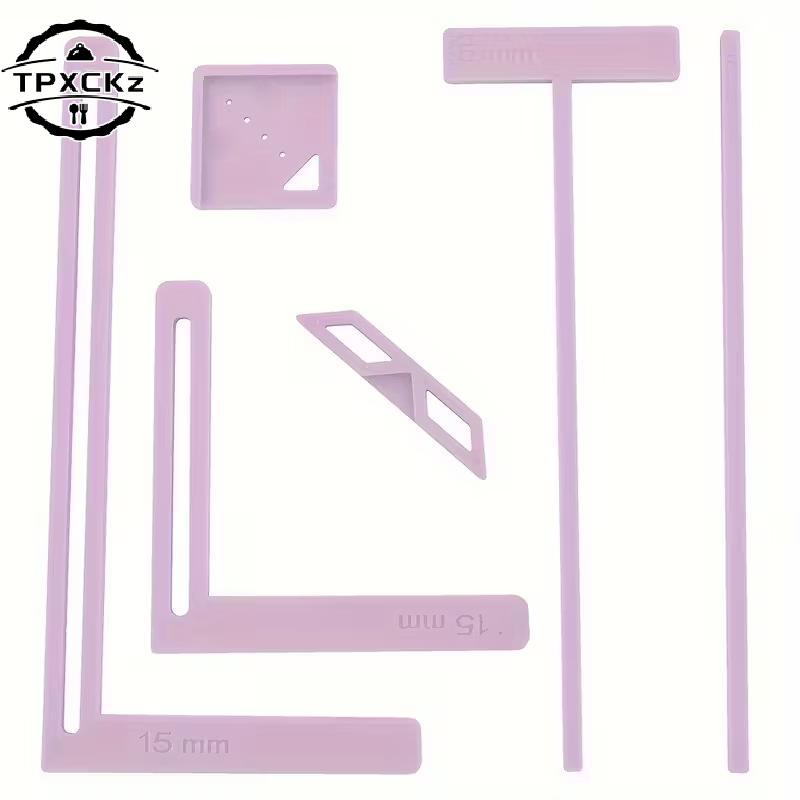 6Pcs 스크랩북 도구 다기능 눈금자 DIY 저널 스크 - Bookbinding Supply Kit 리뷰 및 가격