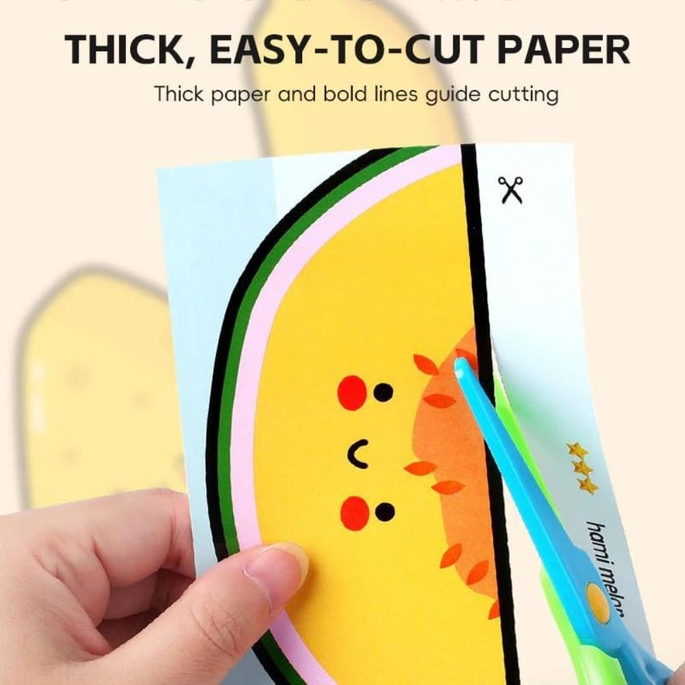 안전한 어린이 종이 자르기 키트 도구 포함 예술 공예  - Art Craft Preschool 리뷰 및 가격