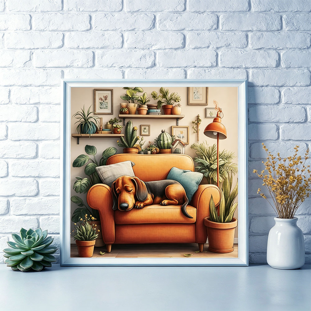 HUACAN 크로스 스티치 키트 개 동물 성인용 공예품 - Art Craft Gifts For Adults 리뷰 및 가격