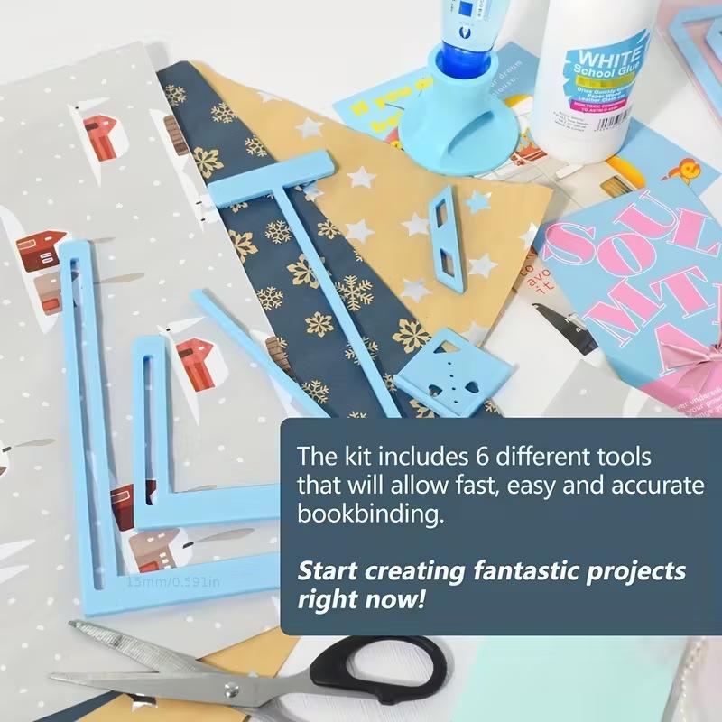 초보자를 위한 6Pcs 제본 도구 키트, 스크랩북킹 용 - Bookbinding Supply Kit 리뷰 및 가격