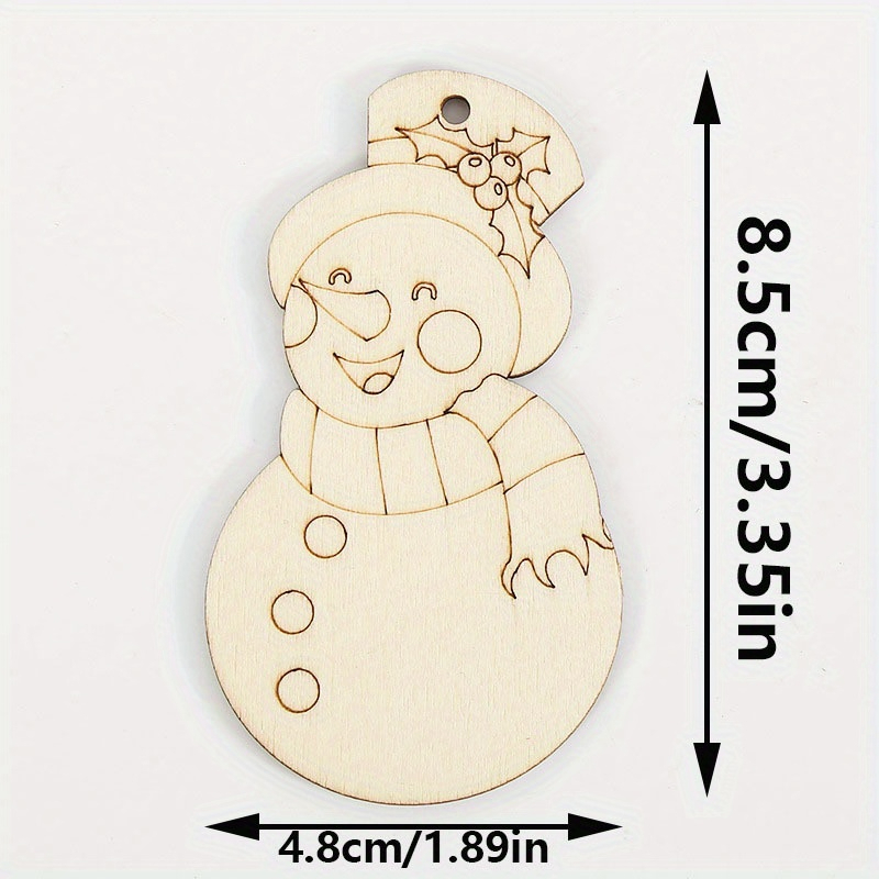 페인트칠 가능한 나무 크리스마스 트리 장식품, DIY  - Art And Craft Xmas Tree 리뷰 및 가격