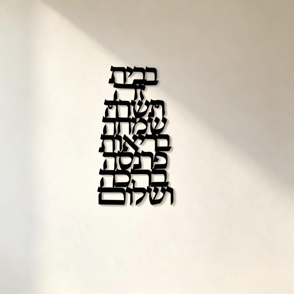 CIFBUY 철제 벽 장식 빈티지 히브리어 캘리그라피  - Art & Craft Paper Quilling 리뷰 및 가격