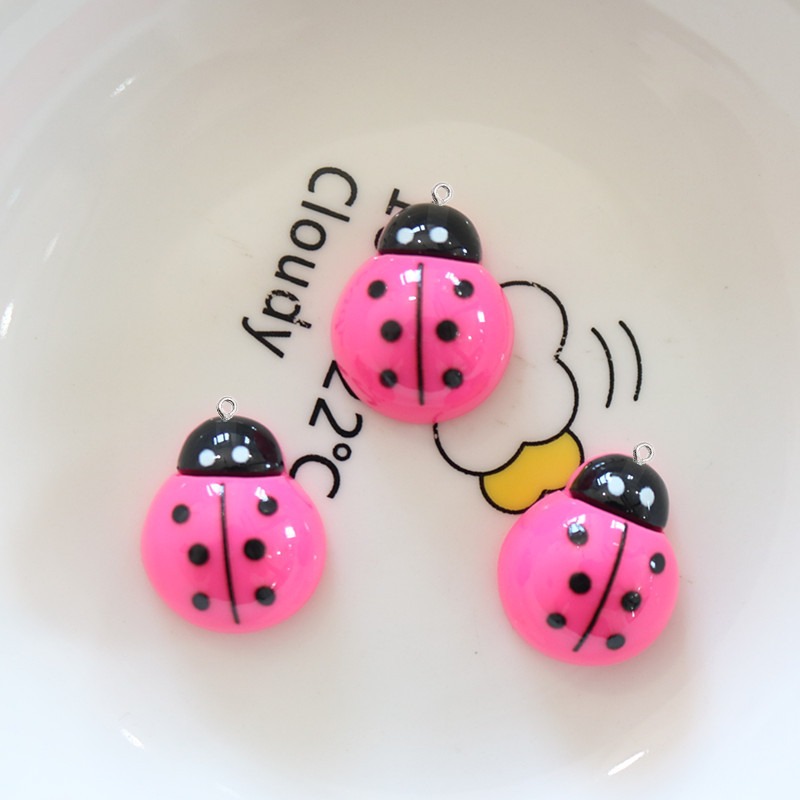 10개 반짝이는 무당벌레 플랫 백 레진 액세서리 아트  - Art Craft Ladybug 리뷰 및 가격