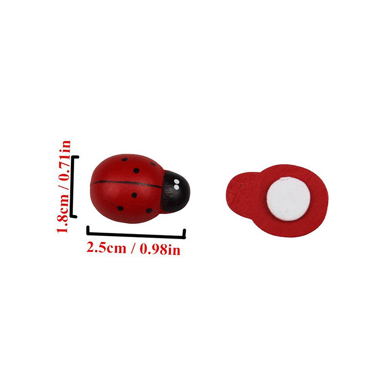 자가 접착식 미니 냉장고 스티커 미니 무당벌레 나무 공 - Art Craft Ladybug 리뷰 및 가격
