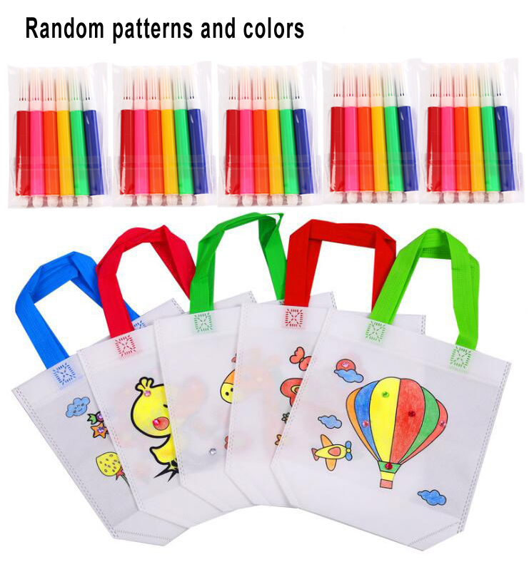 DIY 드로잉 가방 그라피티 가방 수제 페인팅 부직포  - Art Craft Notebook 리뷰 및 가격